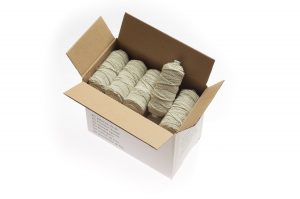 box of 20 bobbins of naturel standard thread for tying machine attalink
