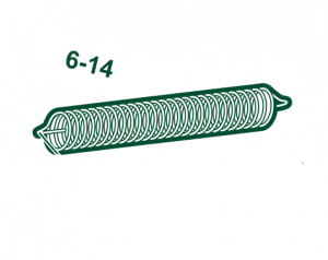 Pièce n° 6-14 - ressort de rappel pour Attalink 6A 2B